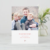 ライトハートホリデーフォトカード シーズンカード (スタンド正面)