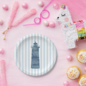 ライトハ絵画ウス航海のストライプ紙プレート ペーパープレート (パーティー)