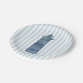 ライトハ絵画ウス航海のストライプ紙プレート ペーパープレート (アングル)