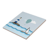 ライトハ航海のウスと帆船のシーン タイル (側面)