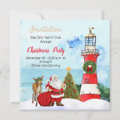 ライトハ航海のウスクリスマスパーティの招待状 招待状 (正面)