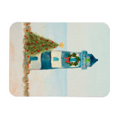 ライトハ航海のウス付きクリスマスマグネット マグネット (横)