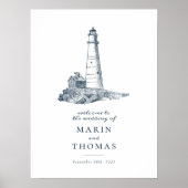 ライトハ航海のウス海シー結婚ズウェルカムサイン ポスター (正面)