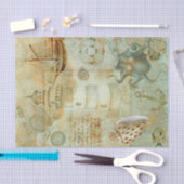 ライトハ航海のウス海船シーシェルデクページ 薄葉紙 (クラフト)