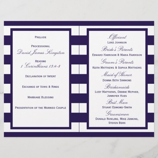 ライトハ航海のウス結婚コレクションプログラム (裏面)