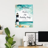 ライトハ航海のウス誕生日パーティー ポスター (ホームオフィス)