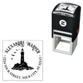 ライトハ航海のウス#3ネーム差出人住所 セルフインキングスタンプ (インサイチュ)