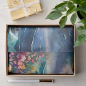 ライトハ赤と白ウスフローラガーデンストーミーシー 薄葉紙 (ギフト)