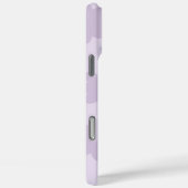 ライトバイオレットフローラユニークモノグラム名イニシャル Case-Mate iPhoneケース (裏面 / 右)