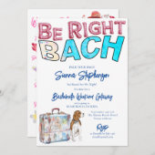 ライトバッハバチェロレッテウィークエンドゲートウェイの旅程 招待状 (正面/裏面)