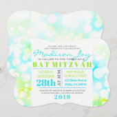 ライトバブルス バット・ミツバ祭 招待状 (正面/裏面)