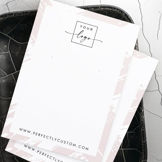 ライトバラグレーのブラシストロークのイヤリングディスプレイカード 名刺