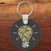 ライトバルブアイディアキーチェーン キーホルダー (正面)