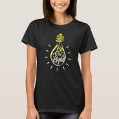 ライトバルブ聖書の聖句Matthew 514 Tシャツ (正面)