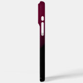 ライトバード/ピンク明るい赤紫色ブラック抽象芸術モノグラム Case-Mate iPhoneケース (裏面 / 左)