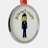 ライトパイロットガール メタルオーナメント (右)