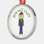 ライトパイロットガール メタルオーナメント (左)