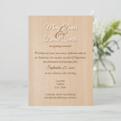 ライトパインウッド結婚式招待状 招待状 (スタンド正面)