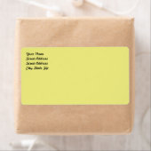 ライトパステルイエローシッピングラベル ラベル (インサイチュ)