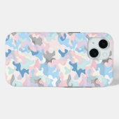ライトパステルカモフラージュ Case-Mate iPhoneケース (裏面 (横))