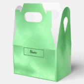 ライトパステルグリーンクラウドフォト フェイバーボックス (オープン)