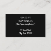 ライトパステルストライプのエステティシャン名刺 名刺 (裏面)