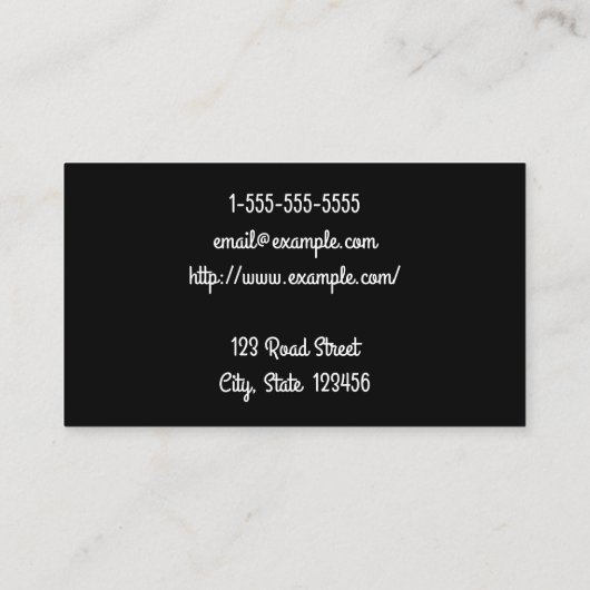 ライトパステルストライプのエステティシャン名刺 名刺 (裏面)