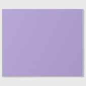 ライトパステルパープル無地のカラー ラッピングペーパー (フラット)