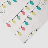 ライトパターンのクリスマスの一連 薄葉紙 (詳細)