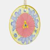ライトパッション地中海のフローララウンドオーナメント セラミックオーナメント (右)
