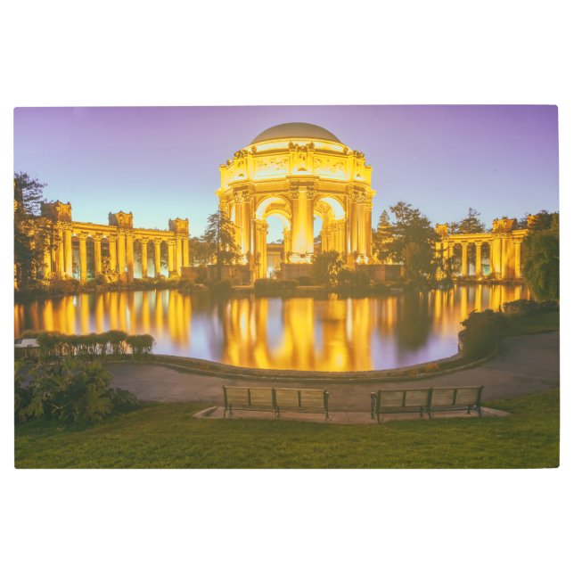 ライトパレス・オブ・ファインアート メタルプリント (正面)