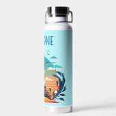 ライトパーソナライズされたハウスグロー ウォーターボトル (背面)