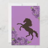 ライトパープルウエスタンシャーロクインズ 招待状 (裏面)