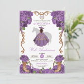 ライトパープルウエスタンチャラヴェネストクィンセアニラ 招待状 (スタンド正面)