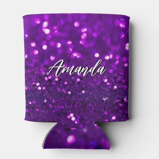 ライトパープルエレガントグリッタースパークス 缶クーラー (裏面)