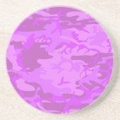 ライトパープルカモフラージュ コースター (正面)