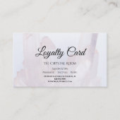 ライトパープルクリスタルサロンスパ ロイヤリティカード (正面)