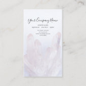 ライトパープルクリスタル サロン スパ 名刺 (正面)