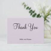 ライトパープルサンキューカード (スタンド正面)