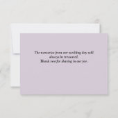 ライトパープルサンキューカード (裏面)