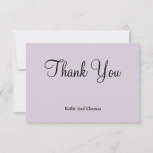 ライトパープルサンキューカード
