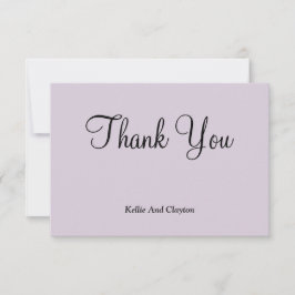 ライトパープルサンキューカード