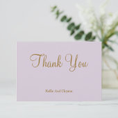 ライトパープルサンキューカード (スタンド正面)