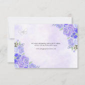 ライトパープルシルバーフローラプリンセスキンセアニラ 出欠カード (裏面)