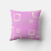 ライトパープルジオメトリックストライプス クッション (裏面)