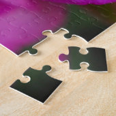 ライトパープルゼラニウムジグソーパズル ジグソーパズル (側面)