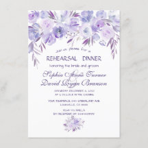 ライトパープルダスティブルーリハーサルディナー