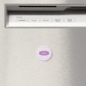 ライトパープルハニカム名前をカスタムする マグネット (インサイチュ (食洗機))
