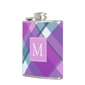 ライトパープルプリドモノグラム フラスク (左)