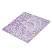 ライトパープルリスフローラウッドランド自然 タイル (側面)